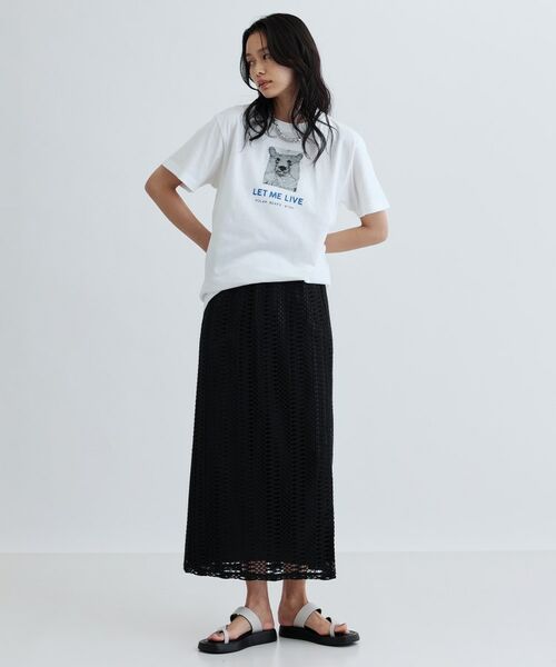 GALLEST / ギャレスト Tシャツ | 【ANGE IN DISGUISE】LET ME LIVE プリントTシャツ | 詳細1