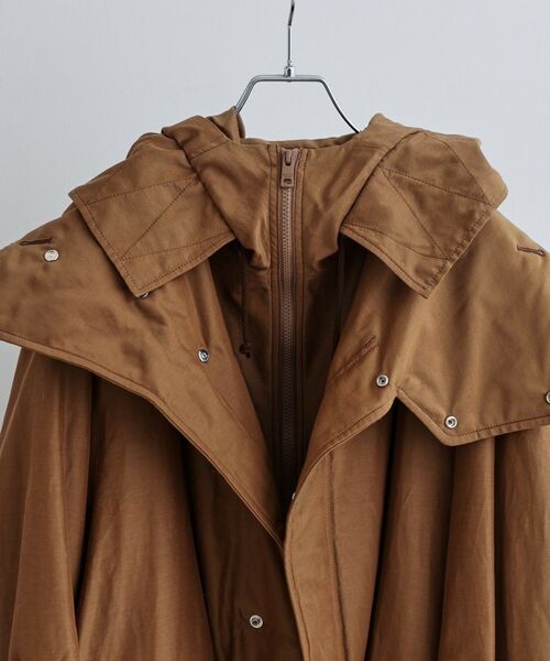 GALLEST / ギャレスト ミリタリージャケット・コート | 【beautiful people】ダブルフロントコットンシルクモッズコート | 詳細3