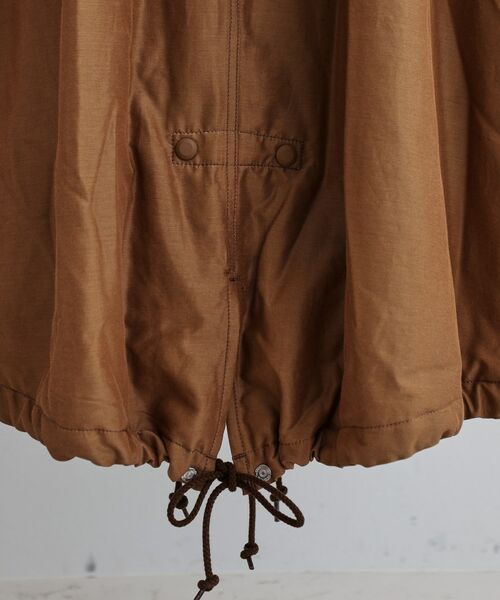 GALLEST / ギャレスト ミリタリージャケット・コート | 【beautiful people】ダブルフロントコットンシルクモッズコート | 詳細5