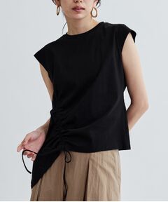 GALLEST / ギャレスト カットソー | イレギュラーシャーリングヘムカットソー