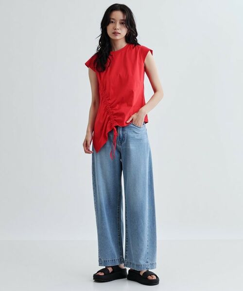 GALLEST / ギャレスト カットソー | イレギュラーシャーリングヘムカットソー | 詳細1