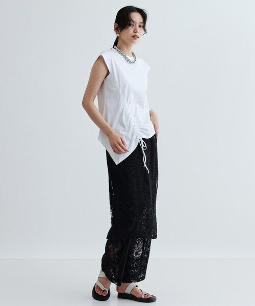 GALLEST / ギャレスト カットソー | イレギュラーシャーリングヘムカットソー | 詳細10