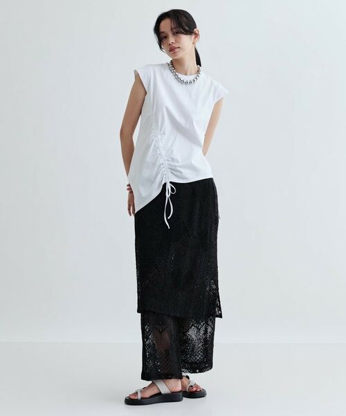 GALLEST / ギャレスト カットソー | イレギュラーシャーリングヘムカットソー | 詳細11