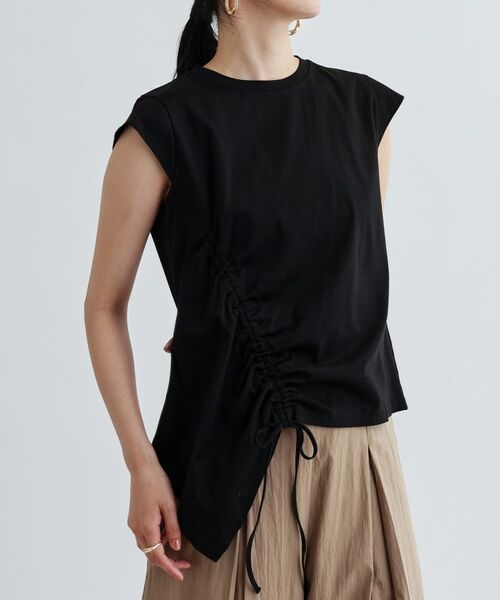 GALLEST / ギャレスト カットソー | イレギュラーシャーリングヘムカットソー | 詳細17