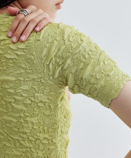 GALLEST / ギャレスト カットソー | ふくれジャカードトップス | 詳細5