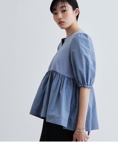 GALLEST / ギャレスト カットソー | ハートネックペプラムカットソー