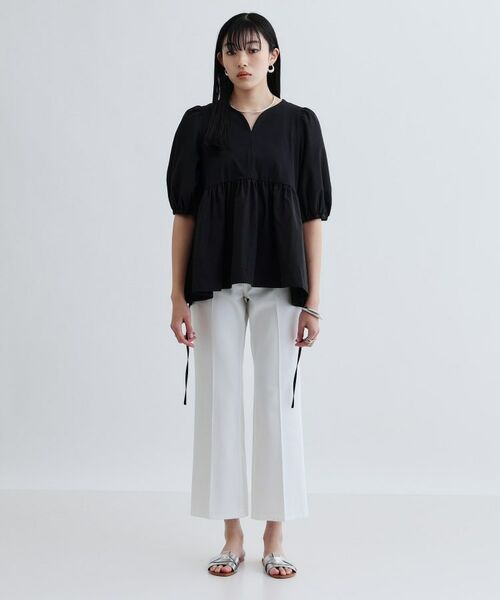 GALLEST / ギャレスト カットソー | ハートネックペプラムカットソー | 詳細1