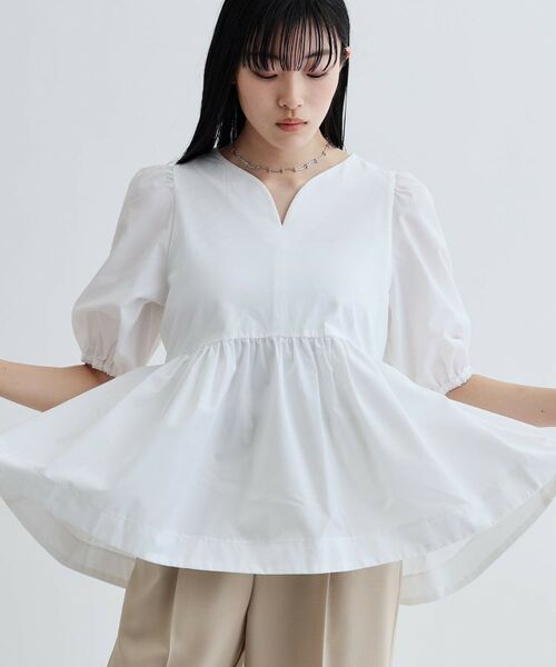 GALLEST / ギャレスト カットソー | ハートネックペプラムカットソー | 詳細12