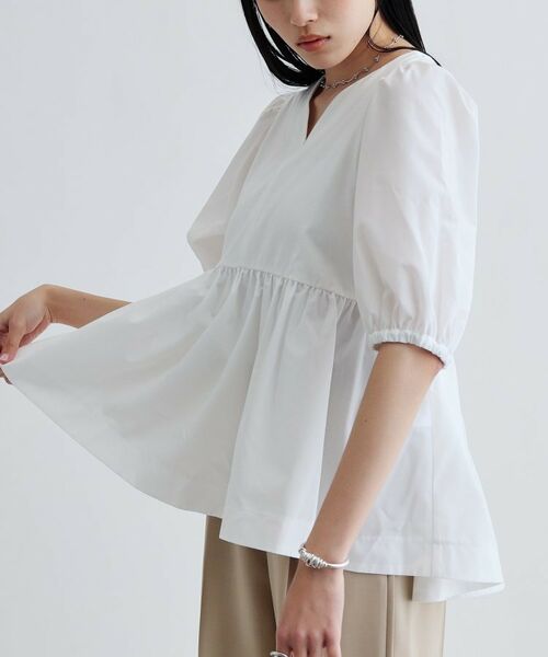 GALLEST / ギャレスト カットソー | ハートネックペプラムカットソー | 詳細13