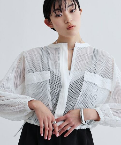 GALLEST / ギャレスト レザーブルゾン・ジャケット | スピンドルメッシュブルゾン | 詳細10