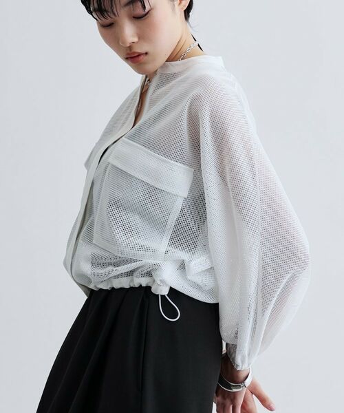 GALLEST / ギャレスト レザーブルゾン・ジャケット | スピンドルメッシュブルゾン | 詳細11