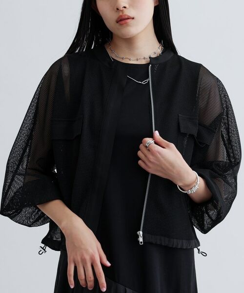 GALLEST / ギャレスト レザーブルゾン・ジャケット | スピンドルメッシュブルゾン | 詳細2