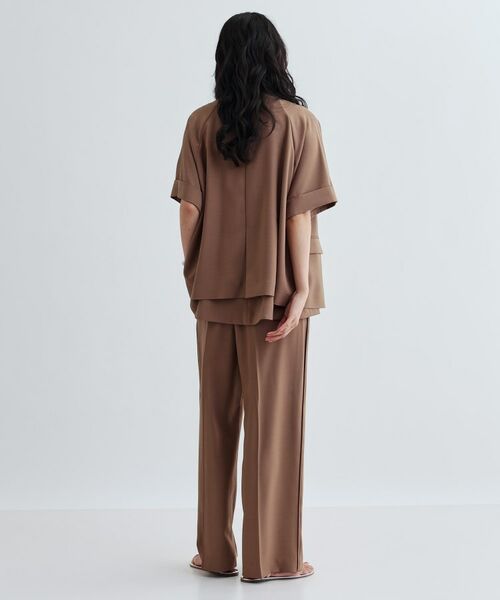 GALLEST / ギャレスト テーラードジャケット | 【セットアップ対応】イージーダブルブレスト半袖ジャケット | 詳細16