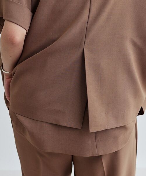 GALLEST / ギャレスト テーラードジャケット | 【セットアップ対応】イージーダブルブレスト半袖ジャケット | 詳細22