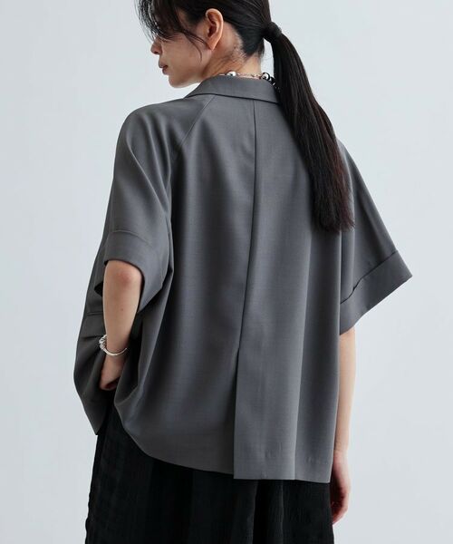 GALLEST / ギャレスト テーラードジャケット | 【セットアップ対応】イージーダブルブレスト半袖ジャケット | 詳細24