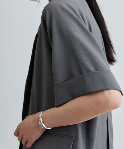 GALLEST / ギャレスト テーラードジャケット | 【セットアップ対応】イージーダブルブレスト半袖ジャケット | 詳細26