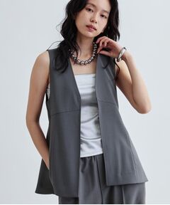 GALLEST / ギャレスト ベスト | 【セットアップ対応】イージーペプラムジレ