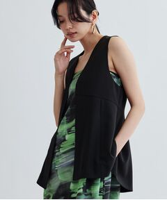 GALLEST / ギャレスト ベスト | 【セットアップ対応】イージーペプラムジレ