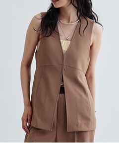 GALLEST / ギャレスト ベスト | 【セットアップ対応】イージーペプラムジレ