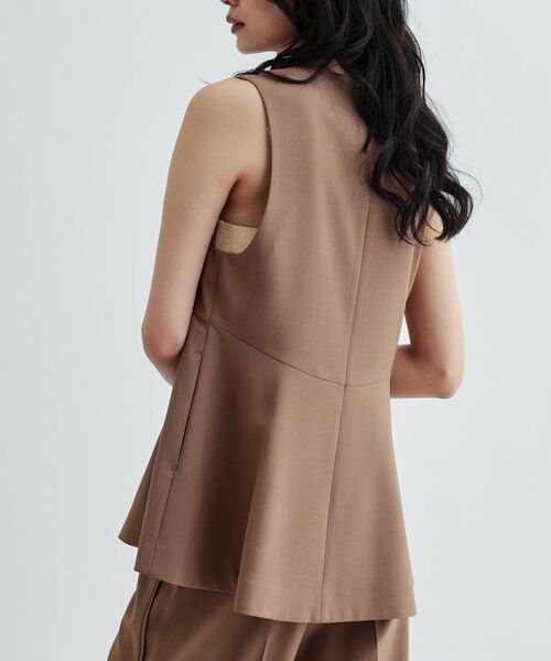 GALLEST / ギャレスト ベスト | 【セットアップ対応】イージーペプラムジレ | 詳細11