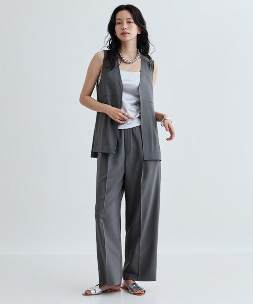 GALLEST / ギャレスト ベスト | 【セットアップ対応】イージーペプラムジレ | 詳細14