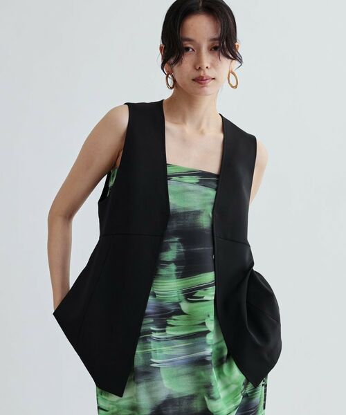 GALLEST / ギャレスト ベスト | 【セットアップ対応】イージーペプラムジレ | 詳細21