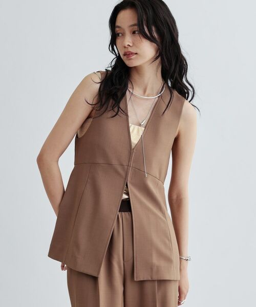 GALLEST / ギャレスト ベスト | 【セットアップ対応】イージーペプラムジレ | 詳細26
