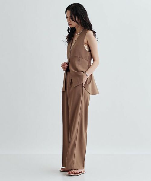 GALLEST / ギャレスト ベスト | 【セットアップ対応】イージーペプラムジレ | 詳細9