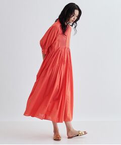 GALLEST / ギャレスト ロング・マキシ丈ワンピース | ピンタックコットンワンピース