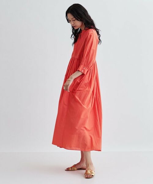 GALLEST / ギャレスト ロング・マキシ丈ワンピース | ピンタックコットンワンピース | 詳細2