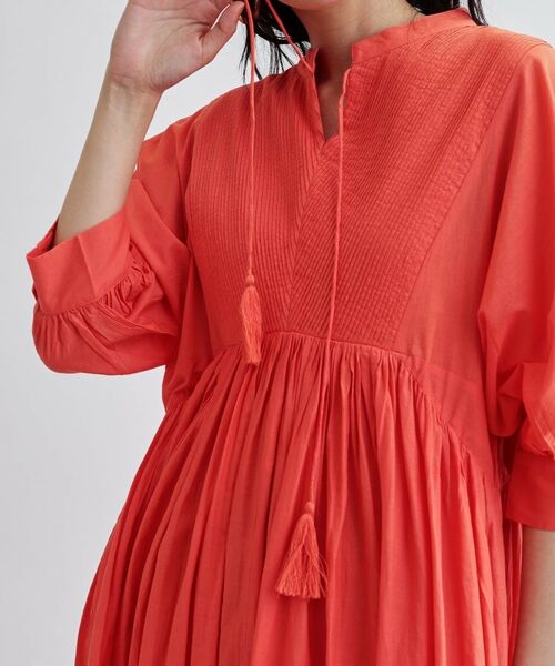 GALLEST / ギャレスト ロング・マキシ丈ワンピース | ピンタックコットンワンピース | 詳細4