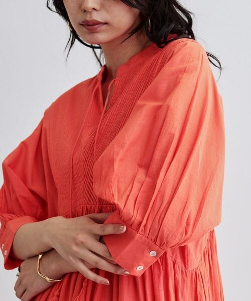 GALLEST / ギャレスト ロング・マキシ丈ワンピース | ピンタックコットンワンピース | 詳細6