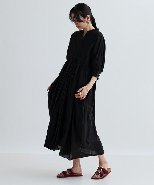 GALLEST / ギャレスト ロング・マキシ丈ワンピース | ピンタックコットンワンピース | 詳細7