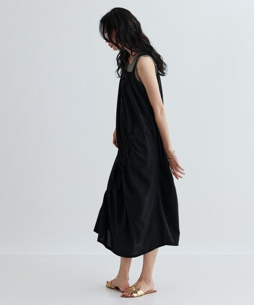 GALLEST / ギャレスト ロング・マキシ丈ワンピース | イレギュラーシャーリングワンピース | 詳細2