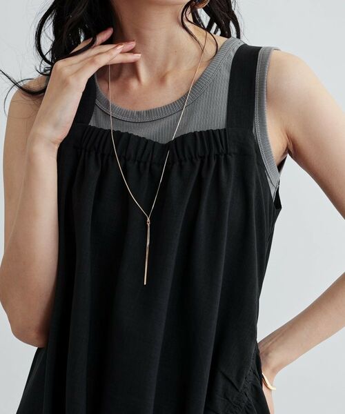 GALLEST / ギャレスト ロング・マキシ丈ワンピース | イレギュラーシャーリングワンピース | 詳細4