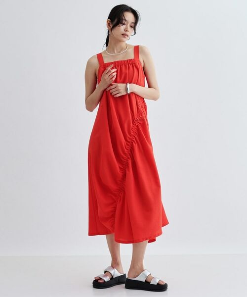 GALLEST / ギャレスト ロング・マキシ丈ワンピース | イレギュラーシャーリングワンピース | 詳細8