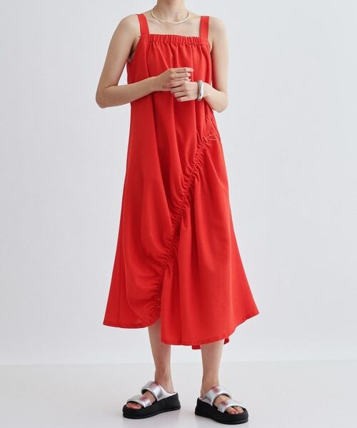 GALLEST / ギャレスト ロング・マキシ丈ワンピース | イレギュラーシャーリングワンピース | 詳細9