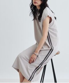 GALLEST / ギャレスト ロング・マキシ丈ワンピース | サイドラインジョーゼットワンピース