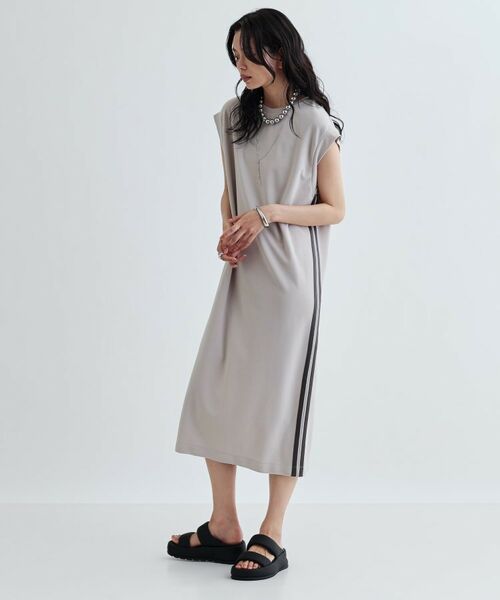GALLEST / ギャレスト ロング・マキシ丈ワンピース | サイドラインジョーゼットワンピース | 詳細2