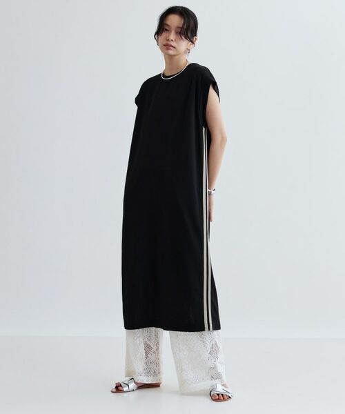 GALLEST / ギャレスト ロング・マキシ丈ワンピース | サイドラインジョーゼットワンピース | 詳細8