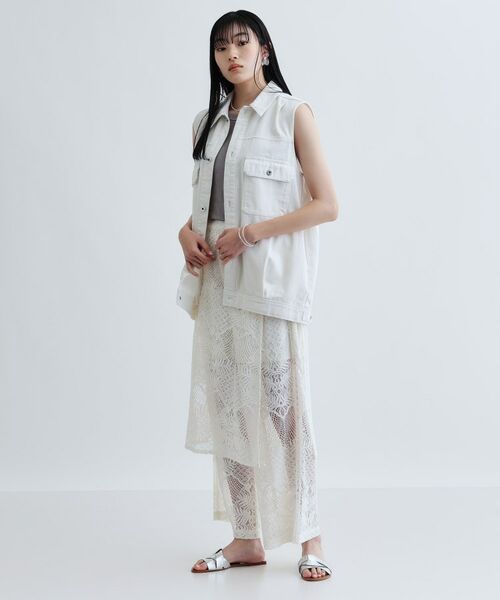 GALLEST / ギャレスト ショート・ハーフ・半端丈パンツ | ラップスカート付きレースパンツ | 詳細1