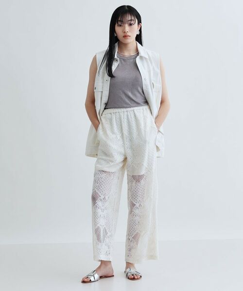 GALLEST / ギャレスト ショート・ハーフ・半端丈パンツ | ラップスカート付きレースパンツ | 詳細10