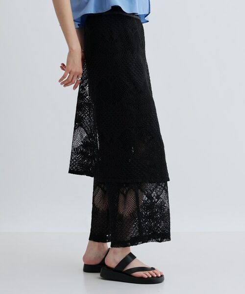 GALLEST / ギャレスト ショート・ハーフ・半端丈パンツ | ラップスカート付きレースパンツ | 詳細14