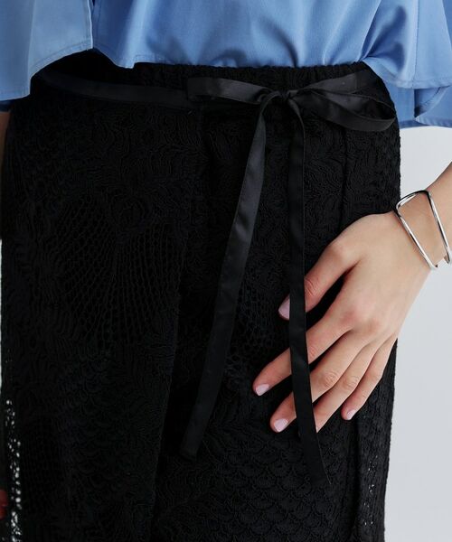 GALLEST / ギャレスト ショート・ハーフ・半端丈パンツ | ラップスカート付きレースパンツ | 詳細15