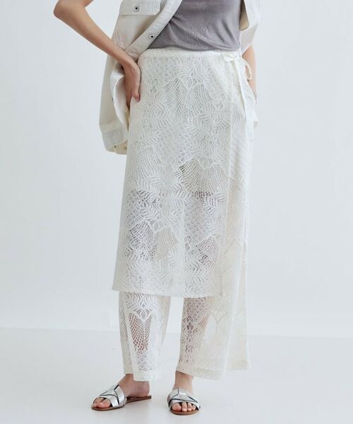 GALLEST / ギャレスト ショート・ハーフ・半端丈パンツ | ラップスカート付きレースパンツ | 詳細5
