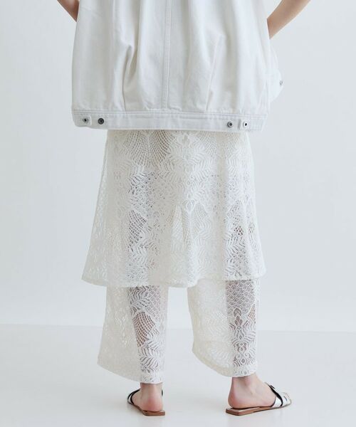 GALLEST / ギャレスト ショート・ハーフ・半端丈パンツ | ラップスカート付きレースパンツ | 詳細7