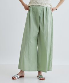 GALLEST / ギャレスト ショート・ハーフ・半端丈パンツ | タイプライターラップワイドパンツ