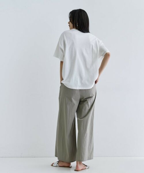 GALLEST / ギャレスト ショート・ハーフ・半端丈パンツ | タイプライターラップワイドパンツ | 詳細3