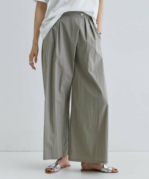 GALLEST / ギャレスト ショート・ハーフ・半端丈パンツ | タイプライターラップワイドパンツ | 詳細4