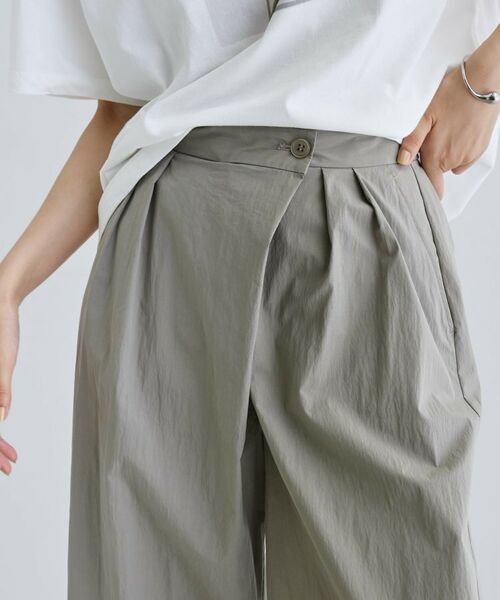 GALLEST / ギャレスト ショート・ハーフ・半端丈パンツ | タイプライターラップワイドパンツ | 詳細6